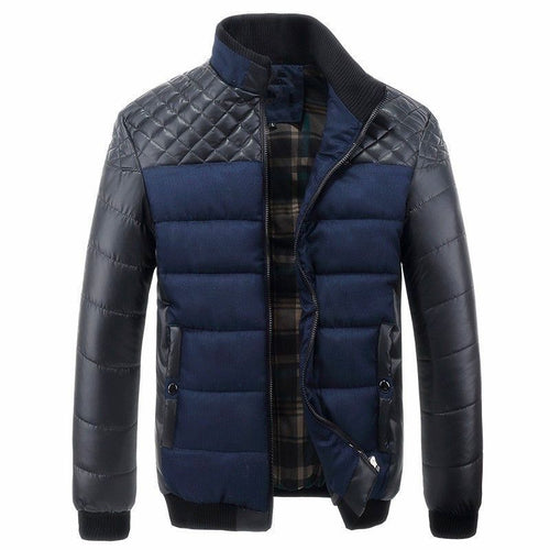 Maison Clément Paris | Two-tone Quilted Jacket in Leather and Fabric
