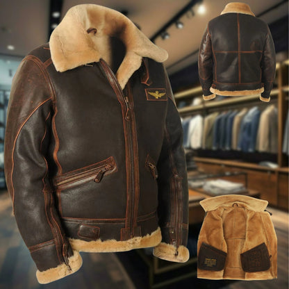 Maverick™ | Classic Aviator Jacket in Genuine Leather