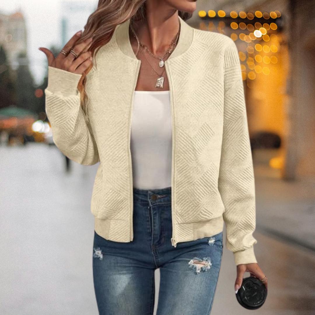 Fanny™ – Warm and Comfortable Structured Bomber Jacket