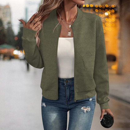 Fanny™ – Warm and Comfortable Structured Bomber Jacket