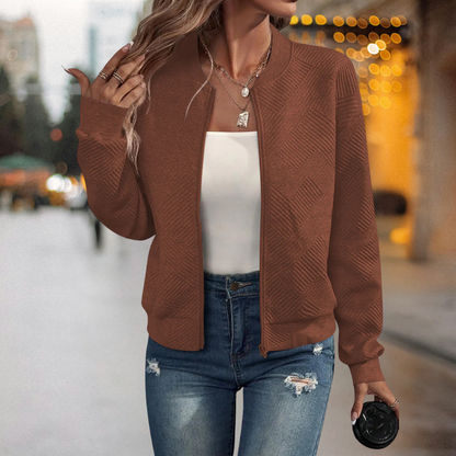 Fanny™ – Warm and Comfortable Structured Bomber Jacket