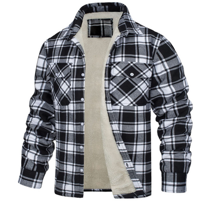 Nate™ | Men's Checked Sherpa-Lined Jacket