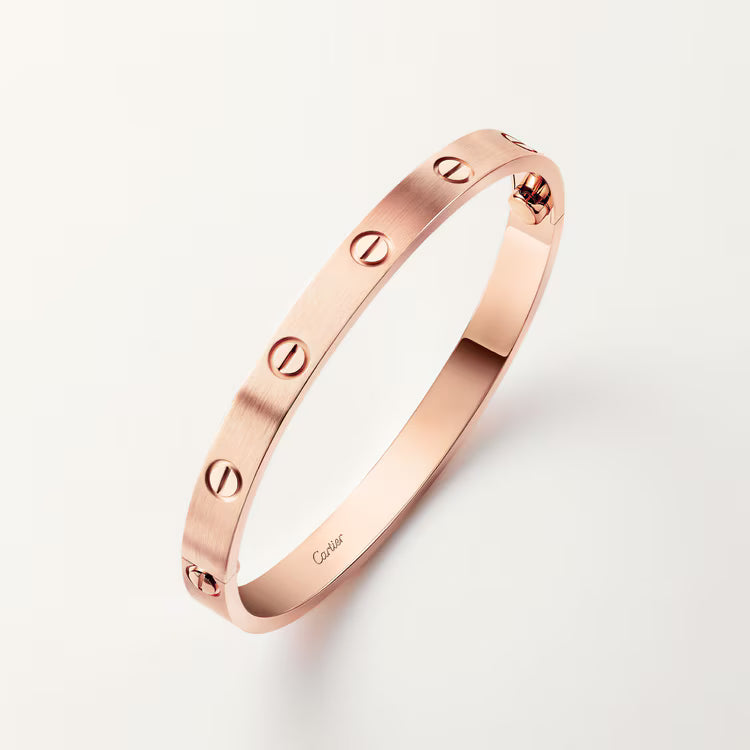 LOVE bracelet, classic model, brushed With Box