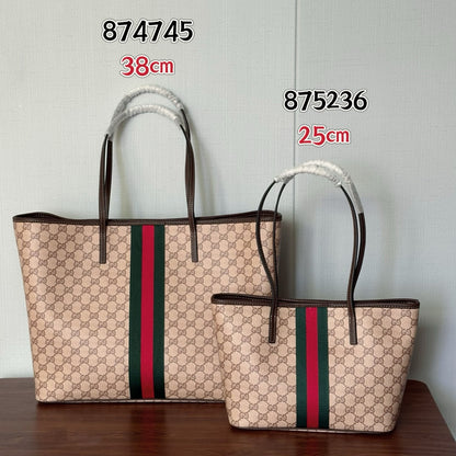GG Web Stripe Tote Bag