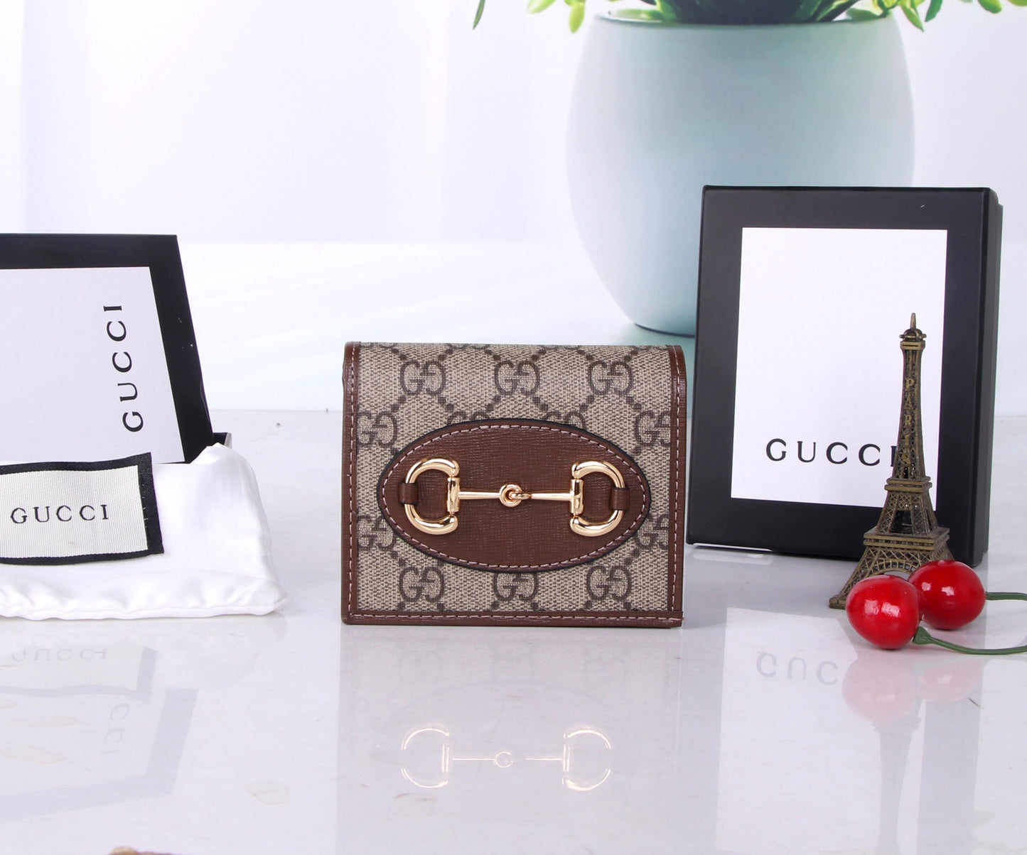 Monogram Card Case Wallet