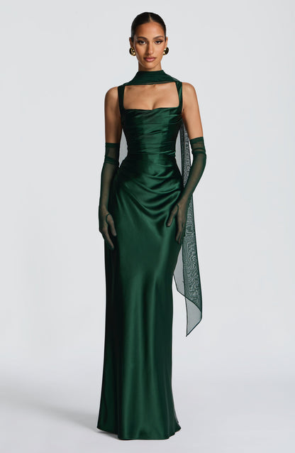 Calanthe Maxi Dress - Emerald