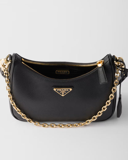 Re-Edition mini Saffiano leather bag