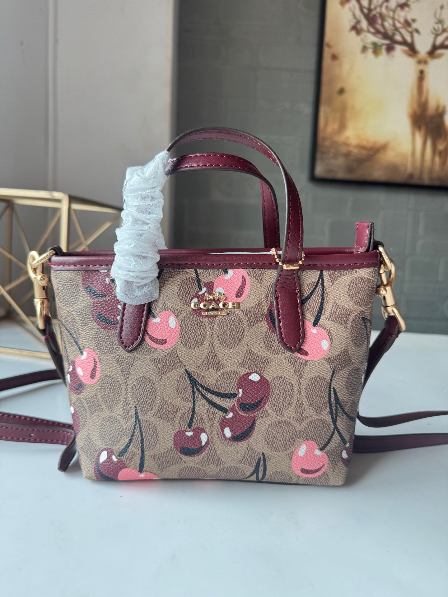 Cherry City Mini Tote Bag