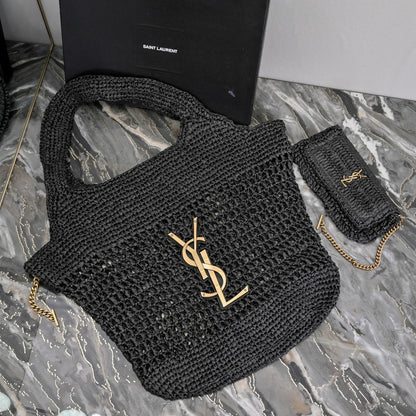 Icare Maxi Raffia Handbag