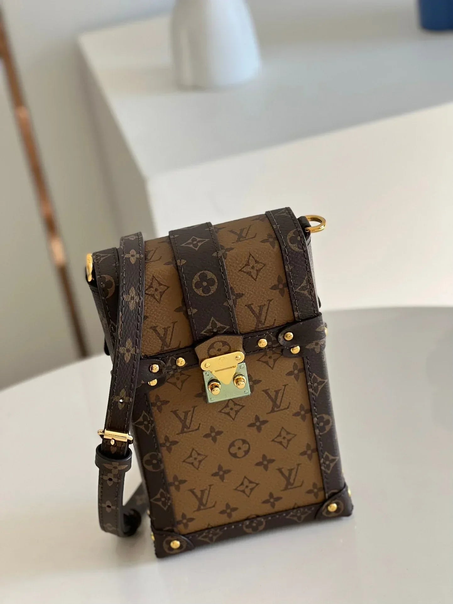 🎁 Vertical Trunk Pochette Bag LV (100% off)