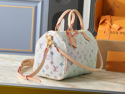 Crystal Monogram Travel Duffel Bag
