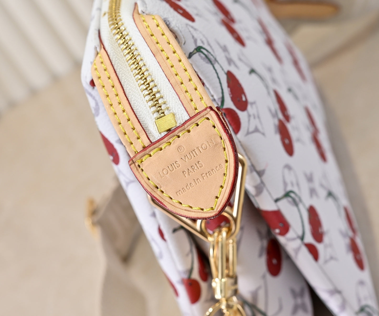 LV x TM Cherry Coussin Purse