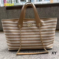 Beige with White Stripes