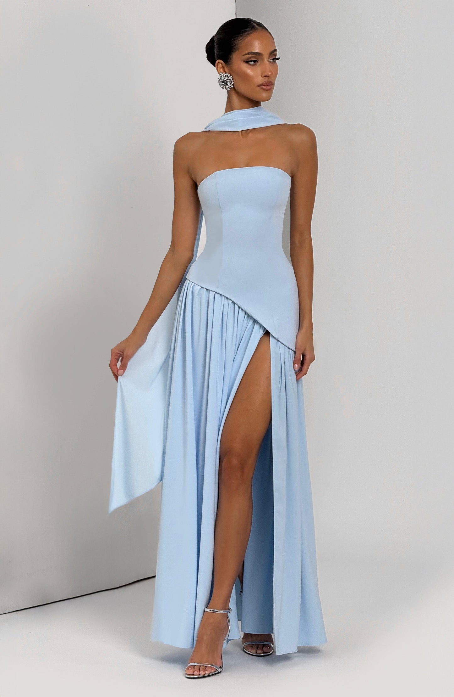 Maliyah Maxi Dress - Baby Blue
