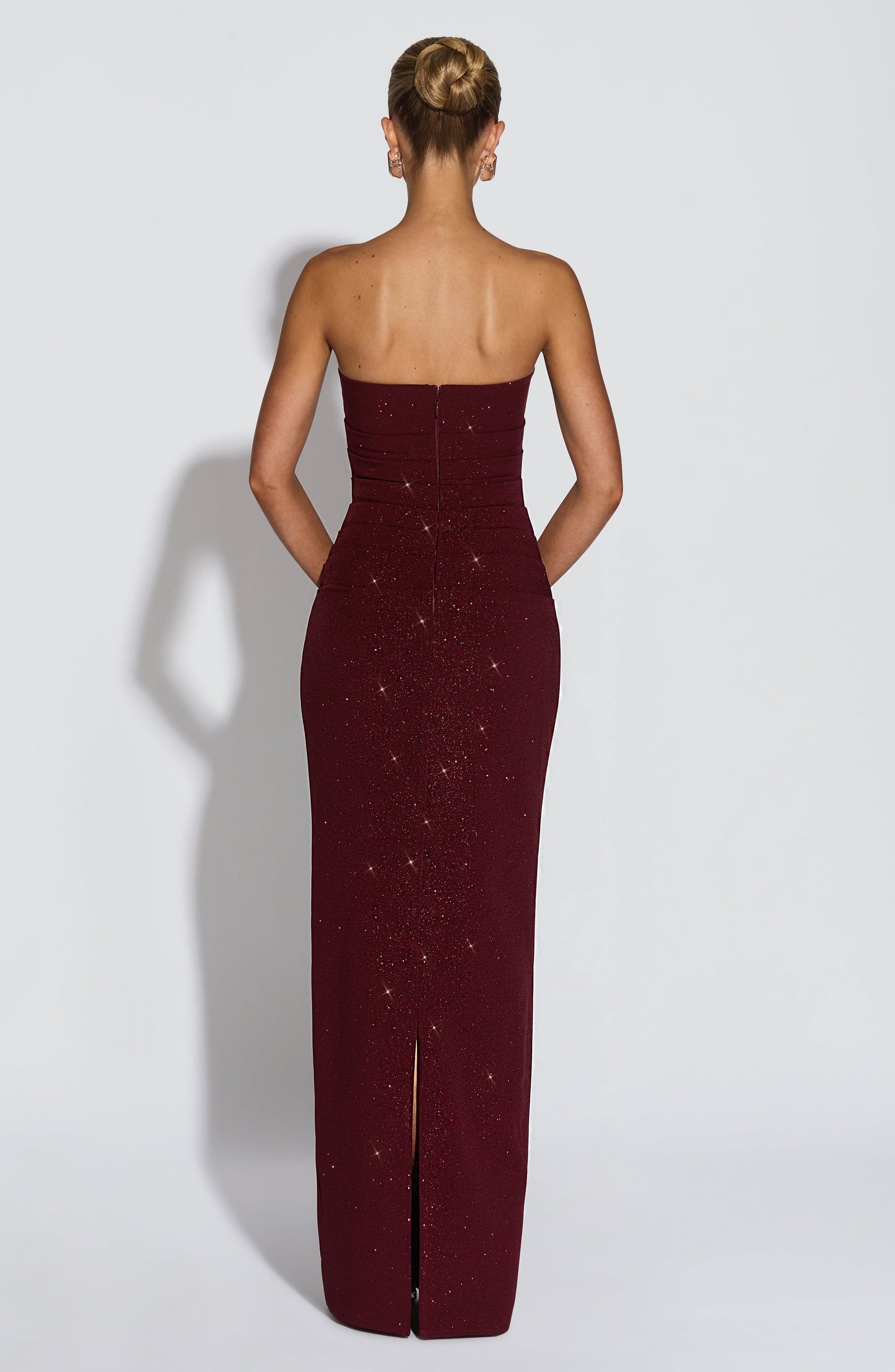 Pandra Maxi Dress - Wine Sparkle