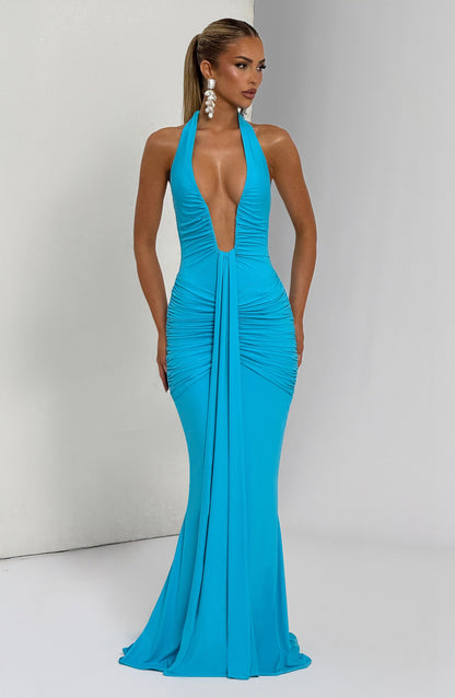 Rosetta Maxi Dress - Aqua