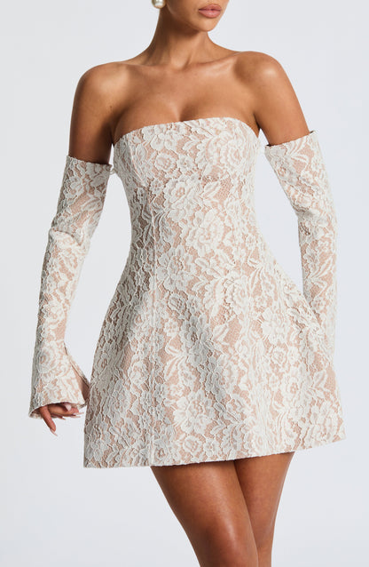 Salone Mini Dress - Ivory