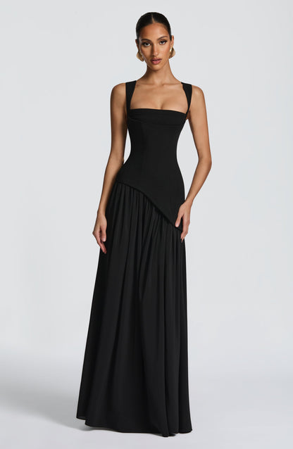 Tullulah Maxi Dress - Black