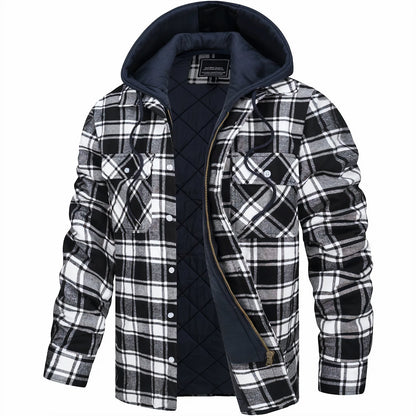 Declan | Checked Jacket with Zipper