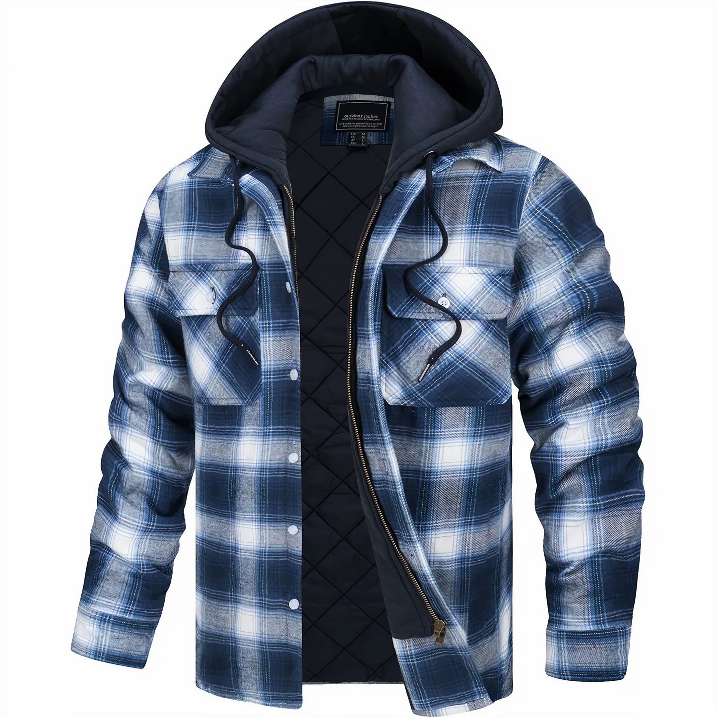 Calixte™ – Zip-Up Plaid Jacket