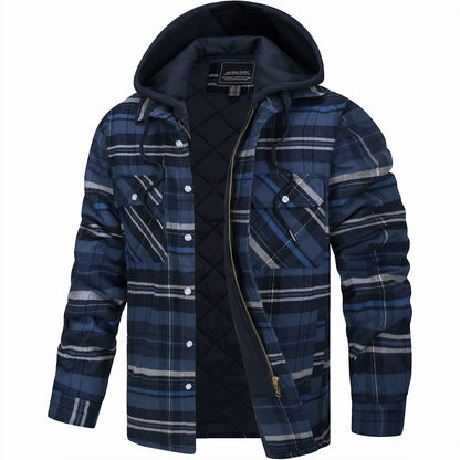 Declan | Checked Jacket with Zipper